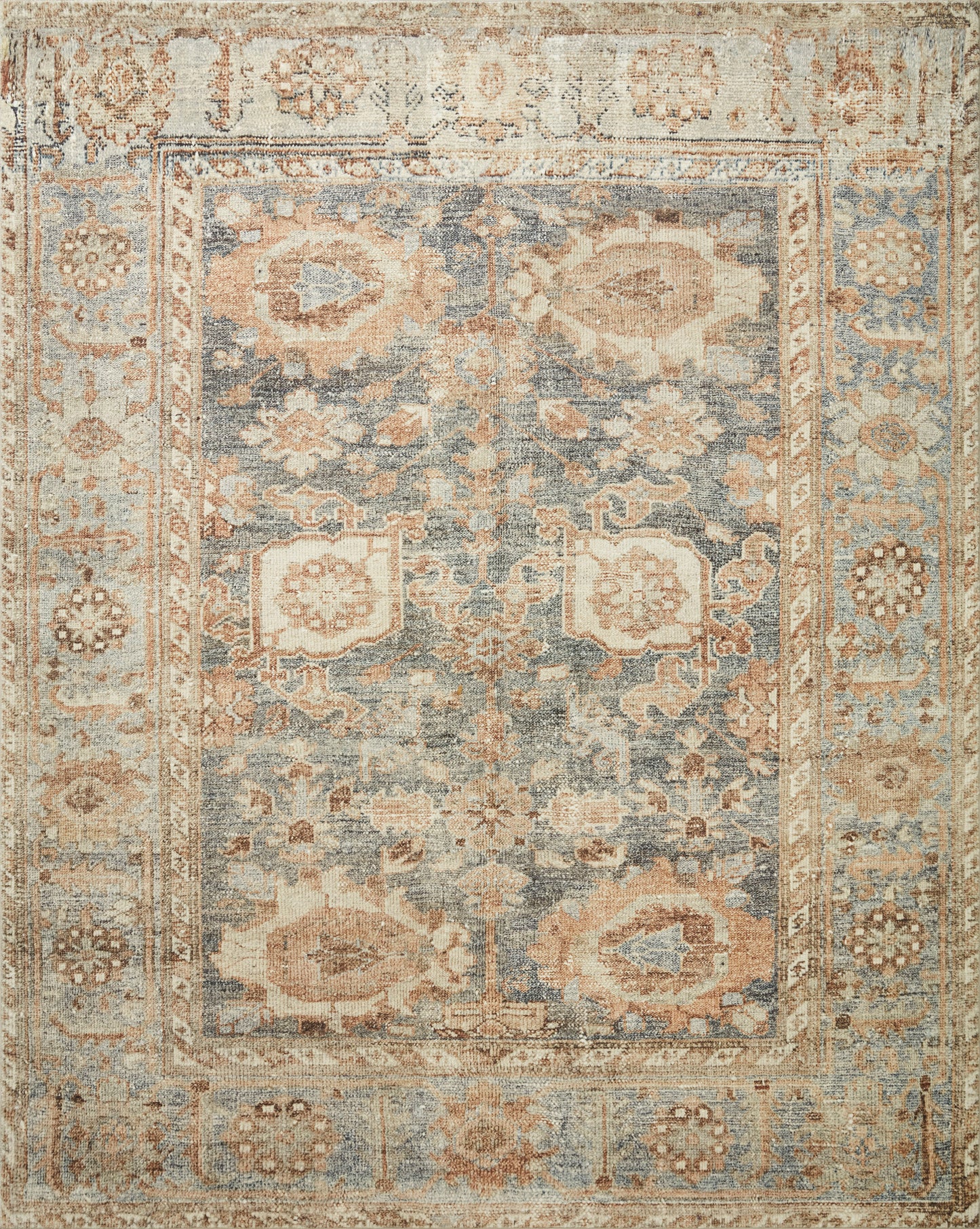 Fable Rug in Ocean/Spice