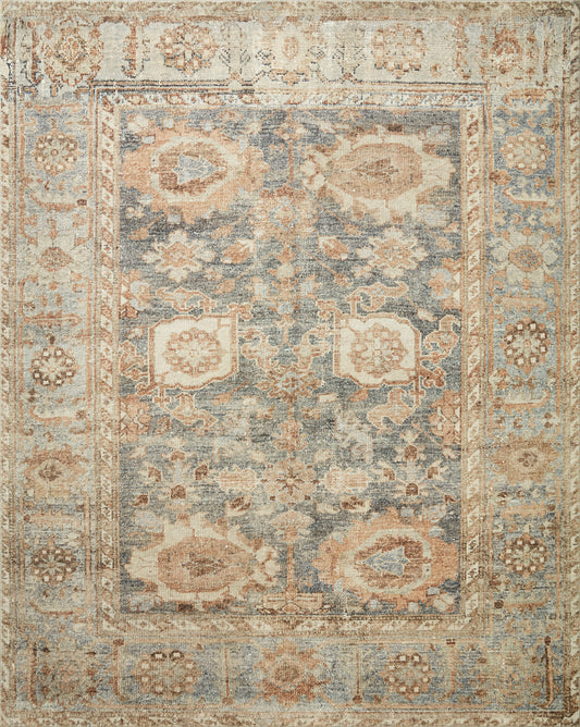 Fable Rug in Ocean/Spice