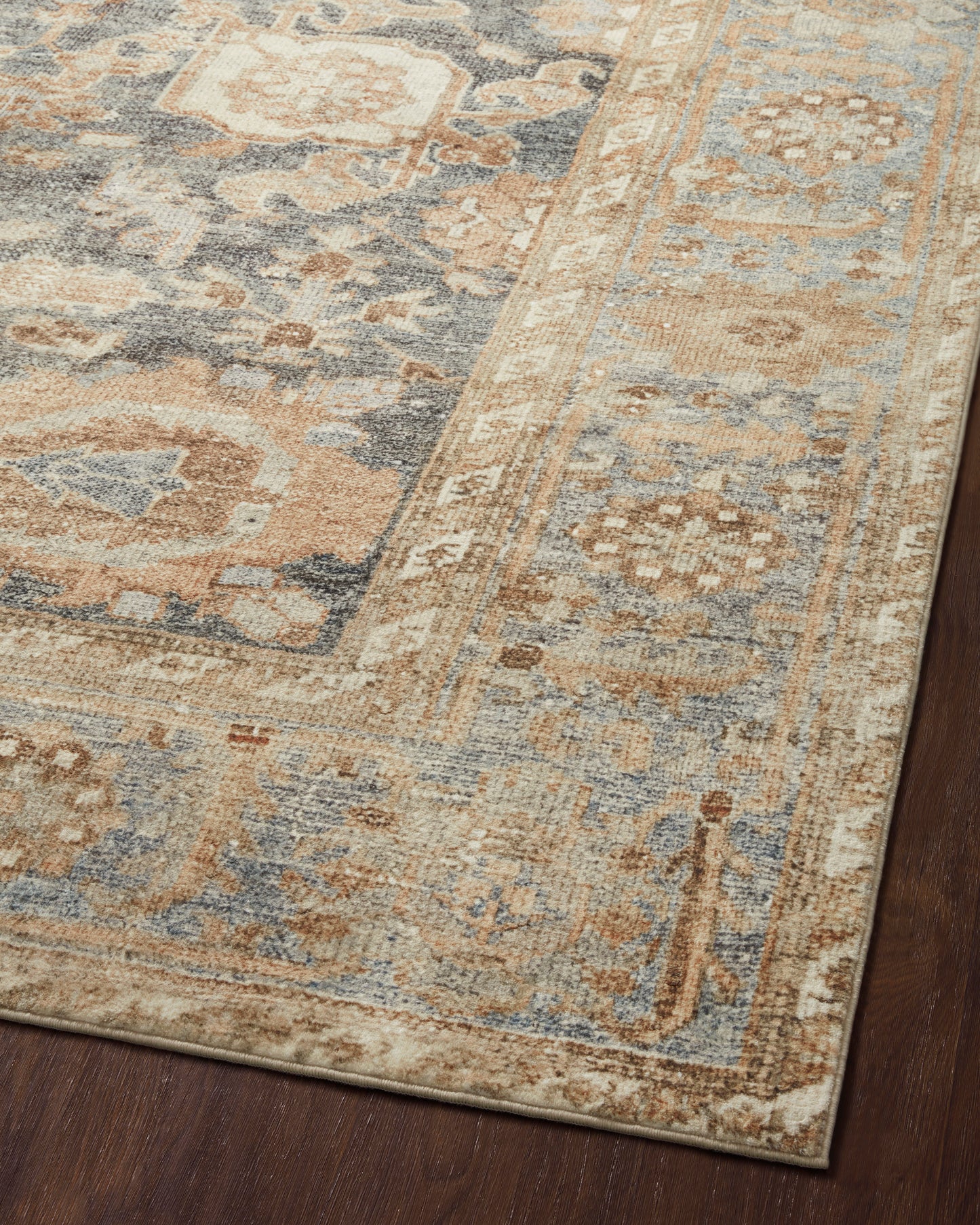 Fable Rug in Ocean/Spice