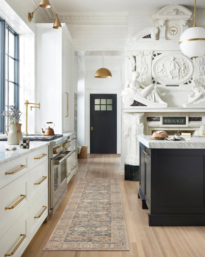 Fable Rug in Ocean/Spice