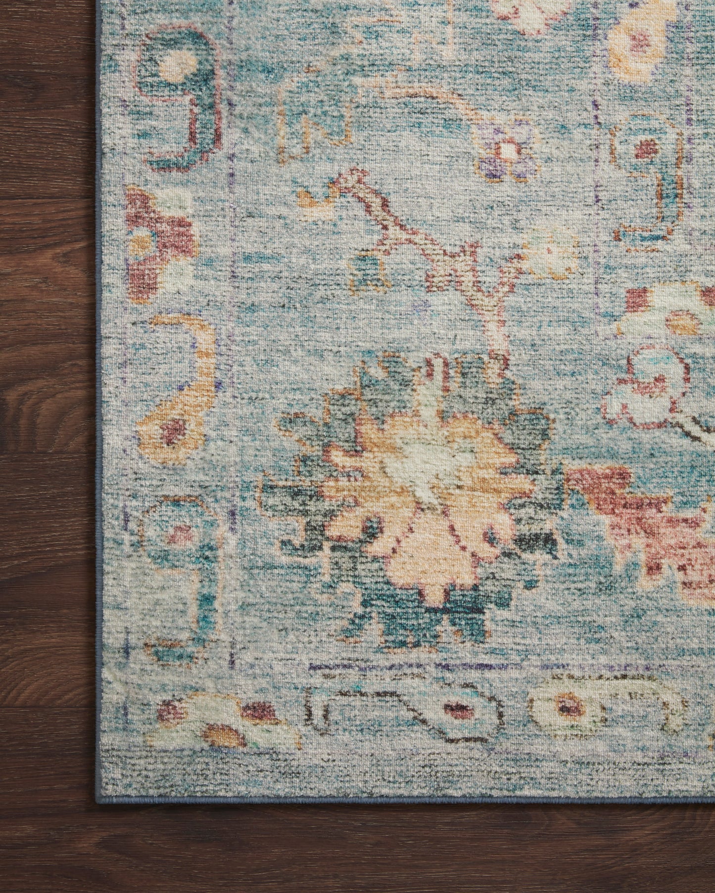 Fable Rug in Denim/Multi