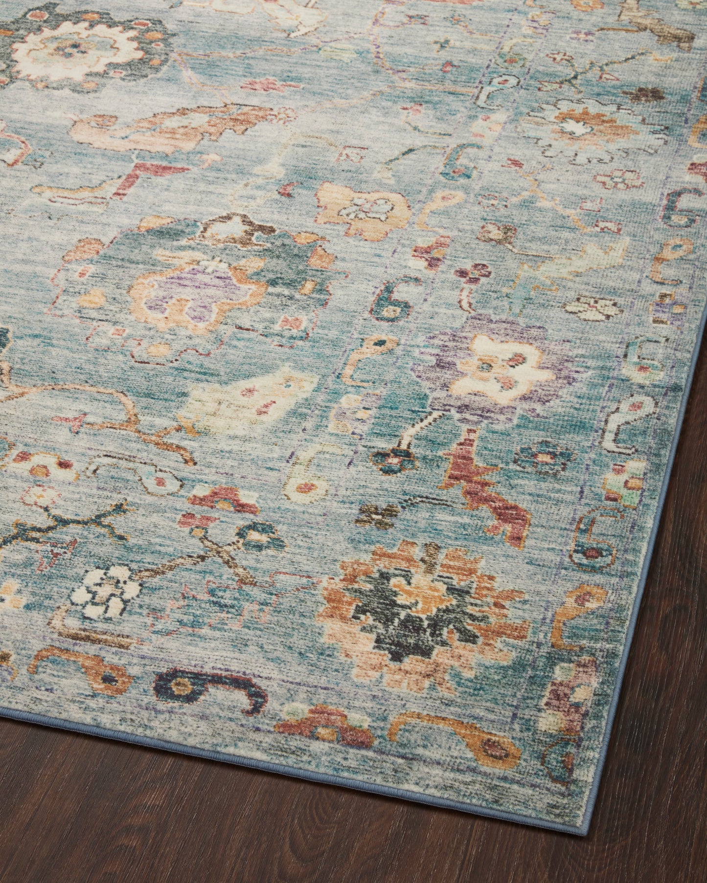 Fable Rug in Denim/Multi
