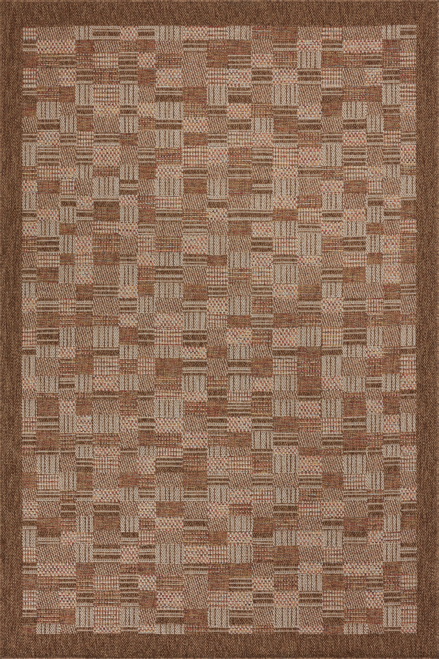 Matthew Rug in Chestnut/Fiesta