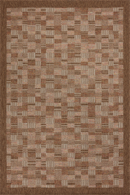 Matthew Rug in Chestnut/Fiesta