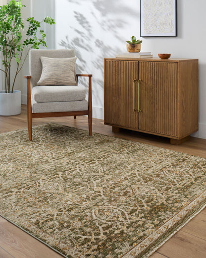 Myrtle Rug in Natural/Rust