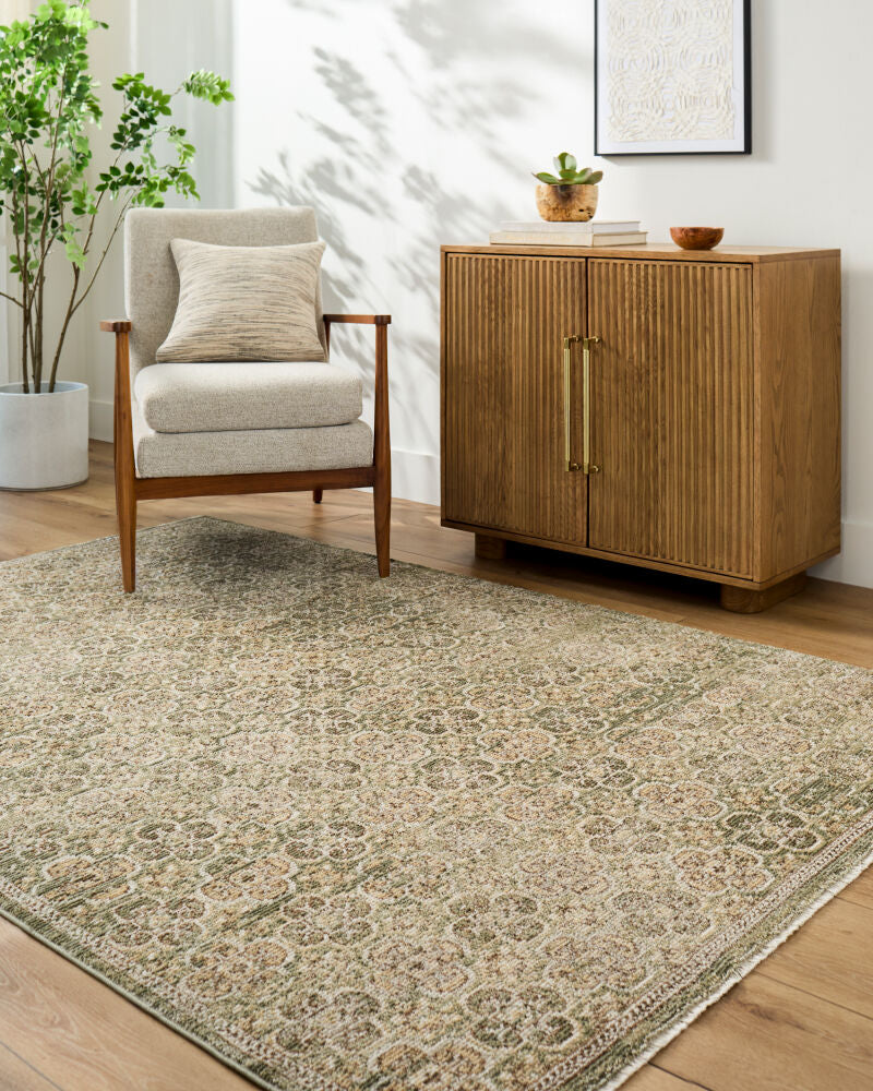 Myrtle Rug in Olive/Bronze