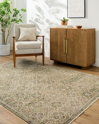 Myrtle Rug in Olive/Bronze