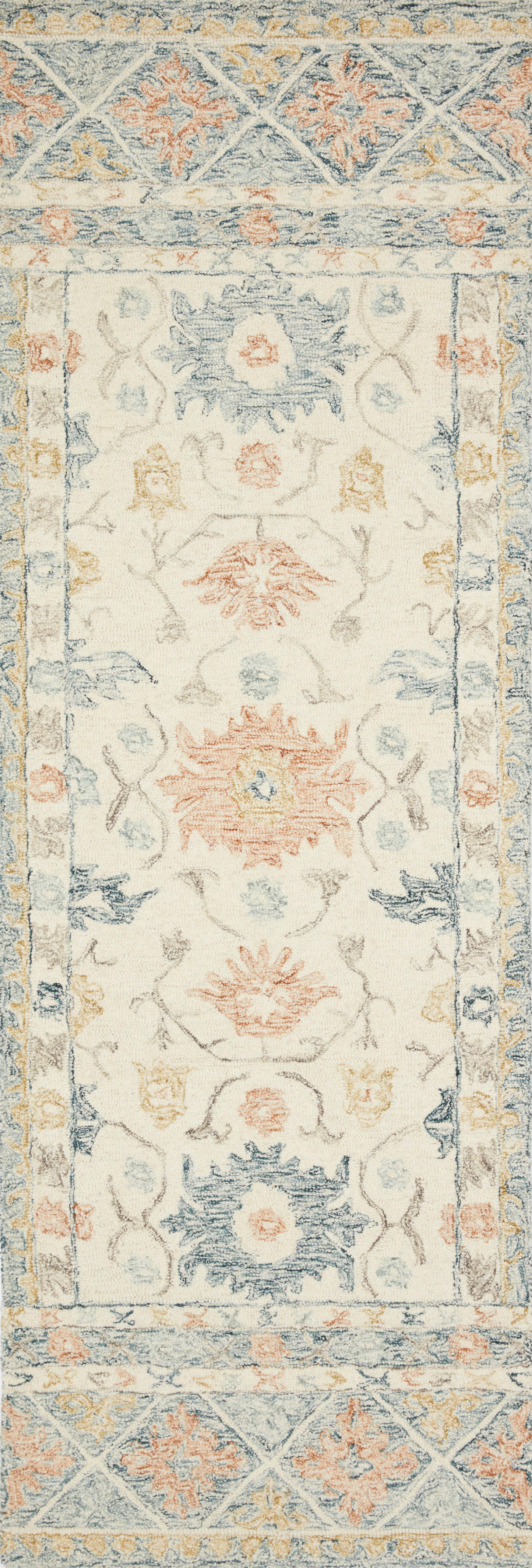 Kelly Rug in Ivory/Multi