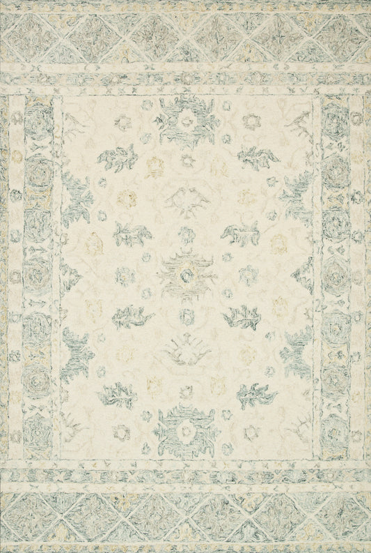 Kelly Rug in Ivory/Slate