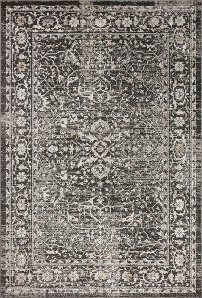 Ivy Rug in Charcoal/Silver