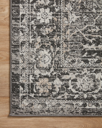 Ivy Rug in Charcoal/Silver