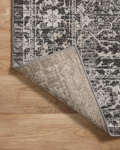 Ivy Rug in Charcoal/Silver