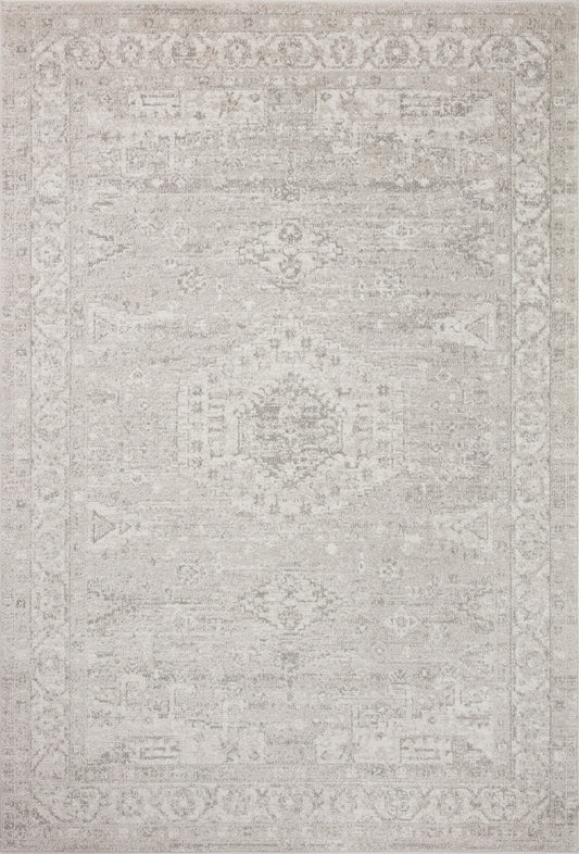 Ivy Rug in Silver/Ivory