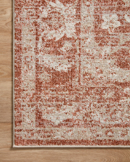 Ivy Rug in Rust/Ivory
