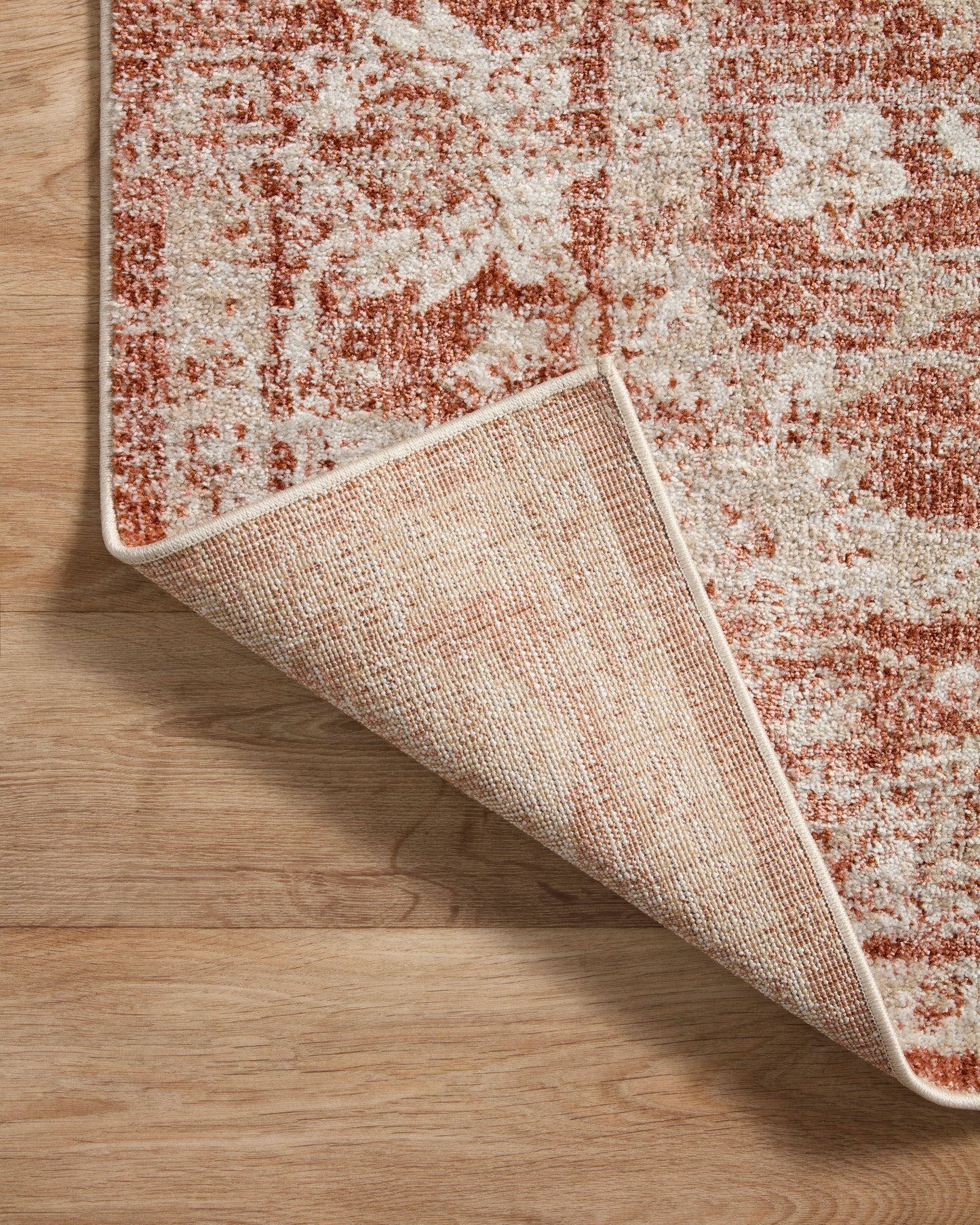 Ivy Rug in Rust/Ivory