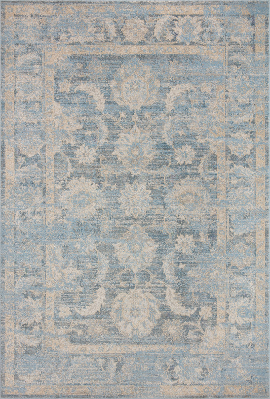 Ivy Rug in Sky/Beige