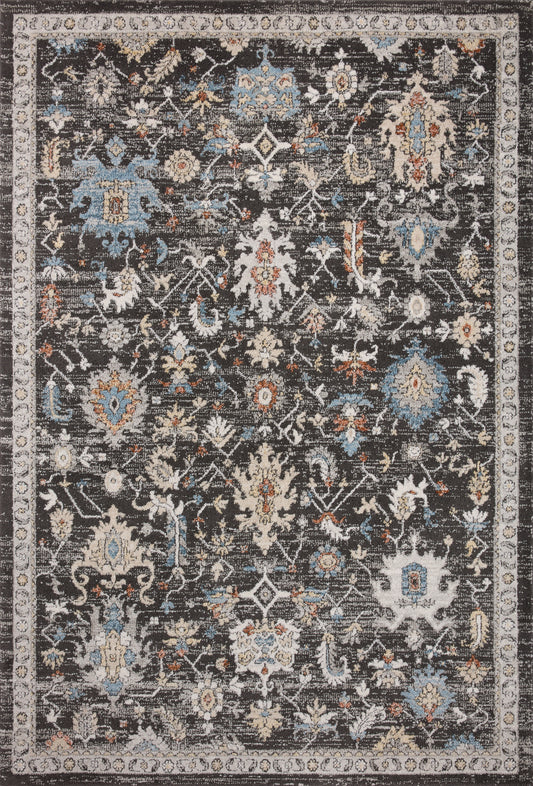 Ivy Rug in Charcoal/Multi