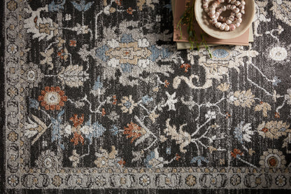 Ivy Rug in Charcoal/Multi