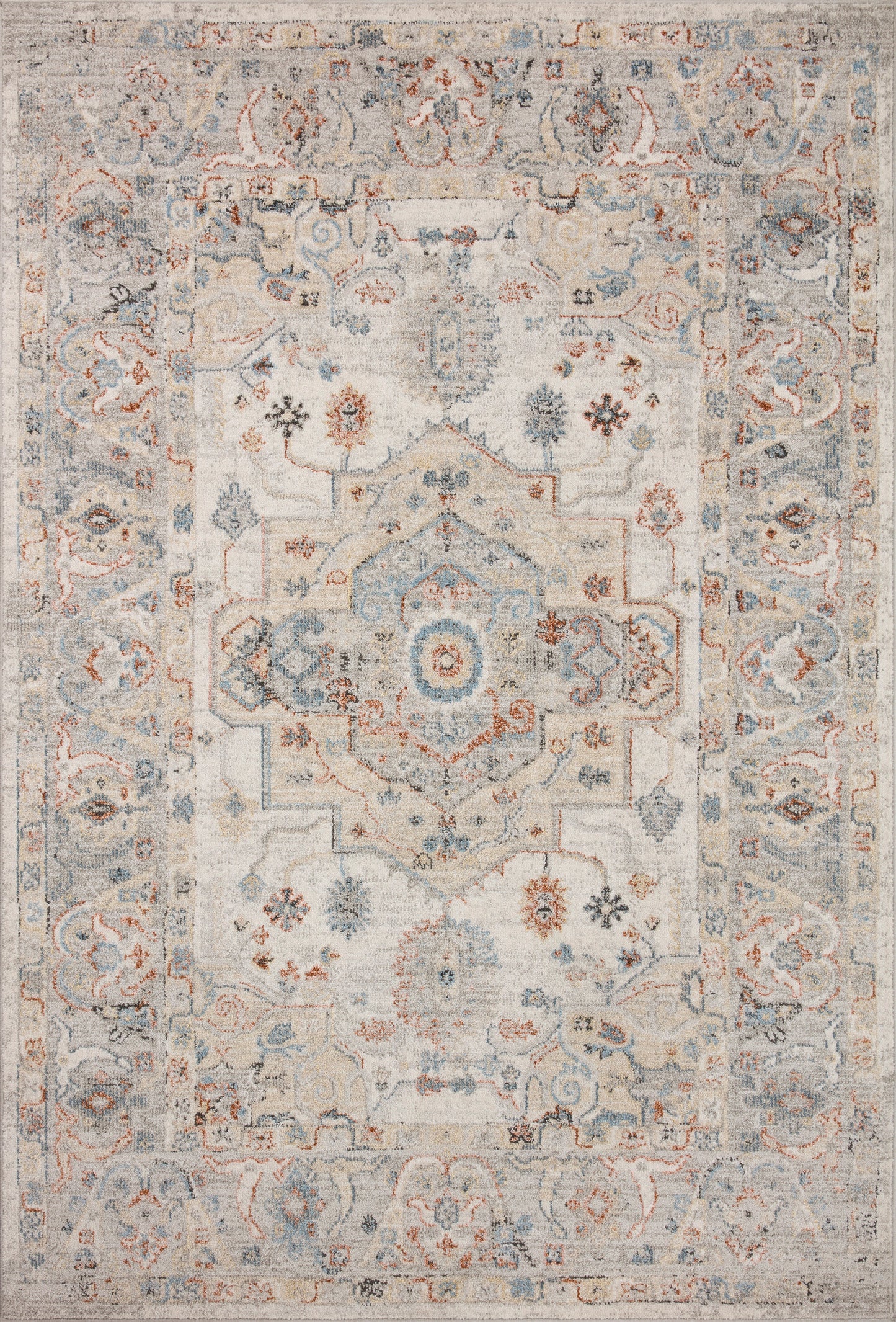 Ivy Rug in Ivory/Multi