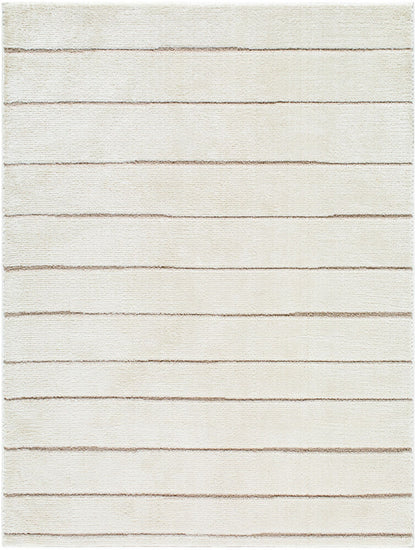 Parker Rug in Ivory Stripe