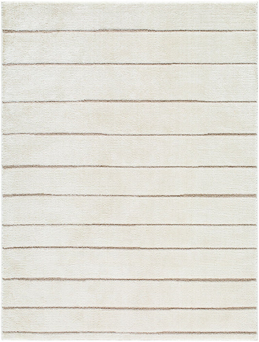 Parker Rug in Ivory Stripe