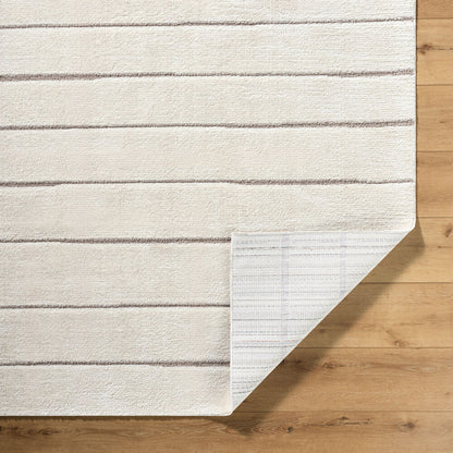 Parker Rug in Ivory Stripe