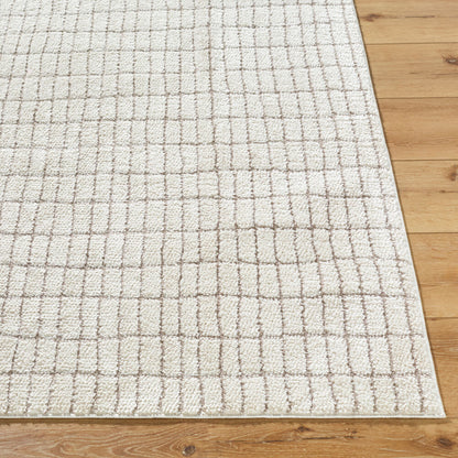 Parker Rug in Ivory Lattice