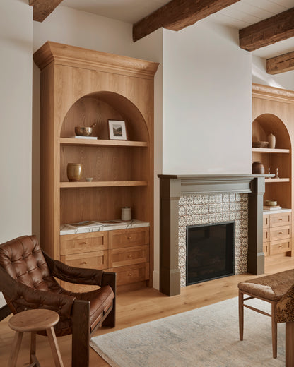 Priya Rug in Bone/Bluestone