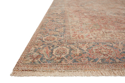 Priya Rug in Brick/Navy