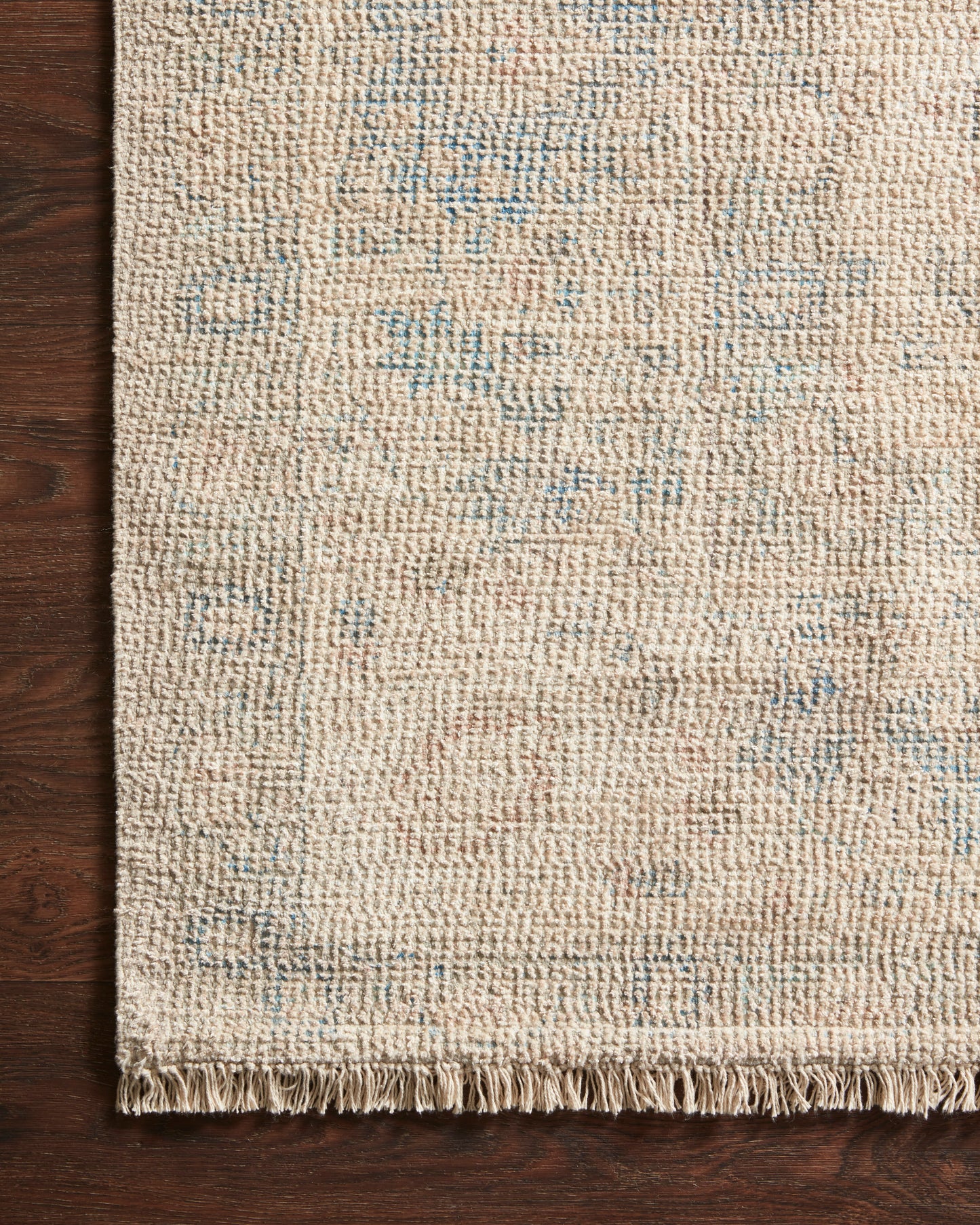 Priya Rug in Natural/Blue