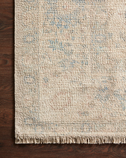 Priya Rug in Natural/Blue