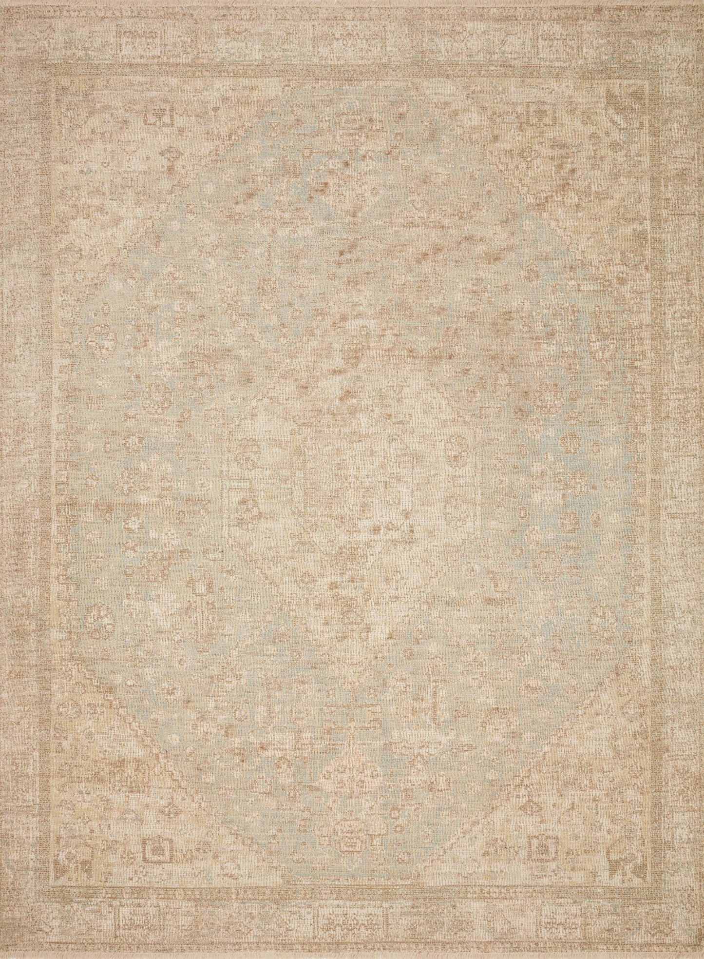 Priya Rug in Ocean/Ivory