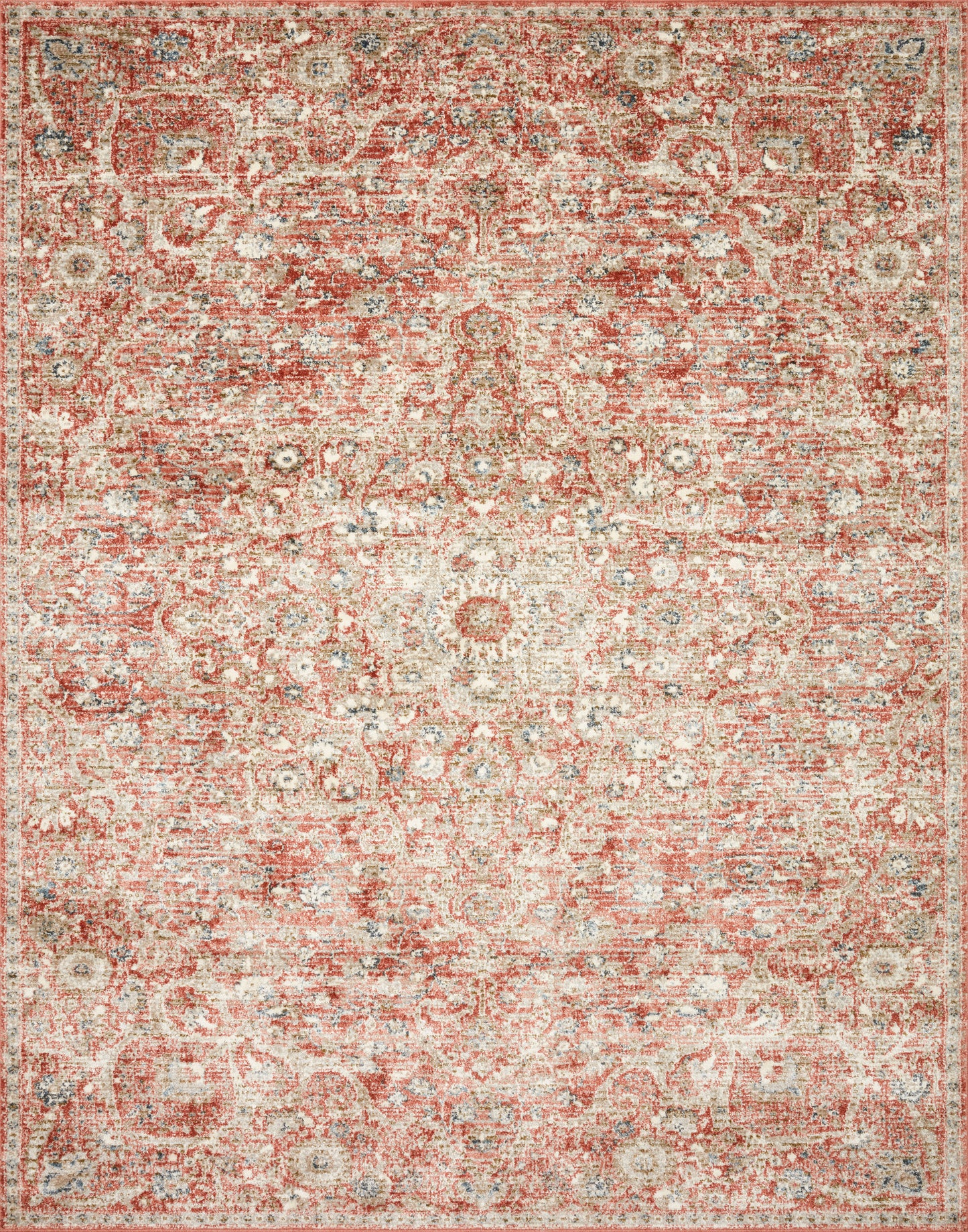 Ingrid Rug in Rust/Beige