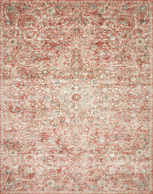 Ingrid Rug in Rust/Beige