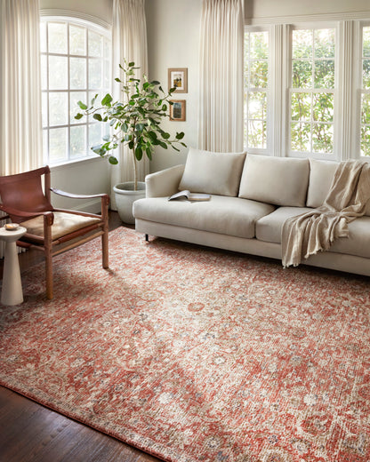Ingrid Rug in Rust/Beige