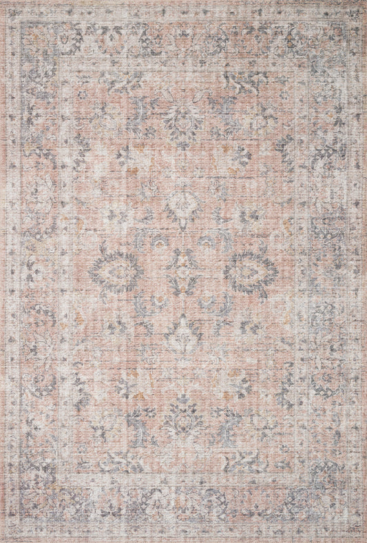 Sophie Rug in Blush/Grey
