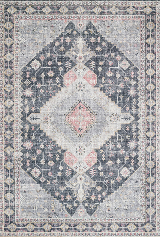 Sophie Rug in Charcoal/Multi