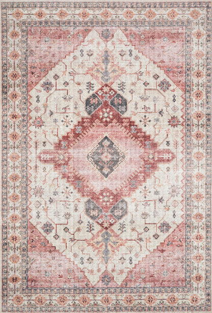 Sophie Rug in Ivory/Berry