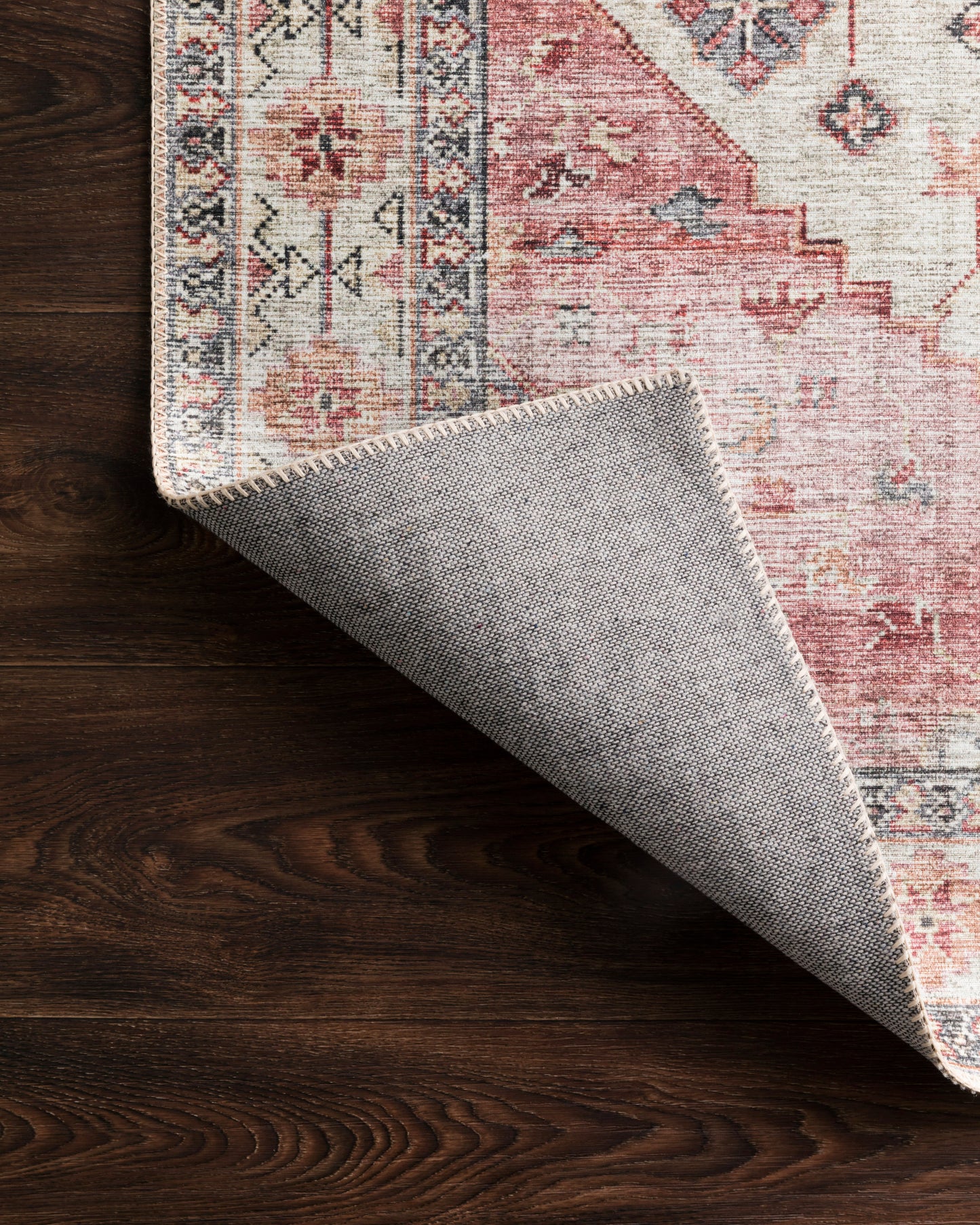 Sophie Rug in Ivory/Berry