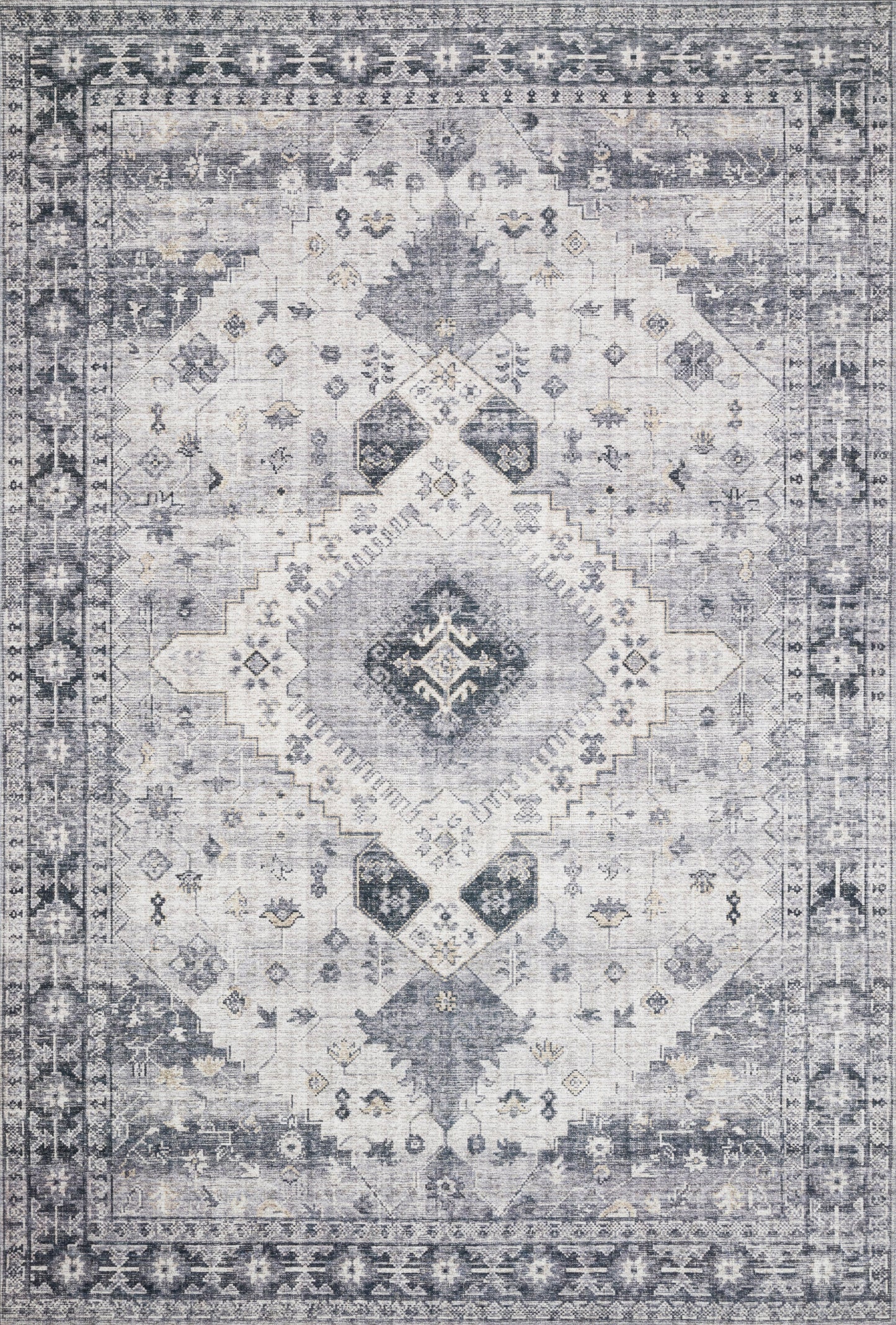Sophie Rug in Silver/Grey