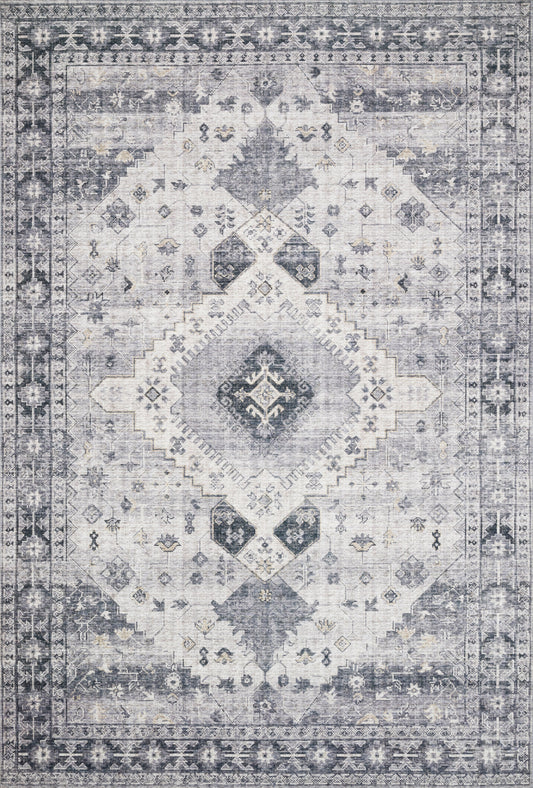 Sophie Rug in Silver/Grey