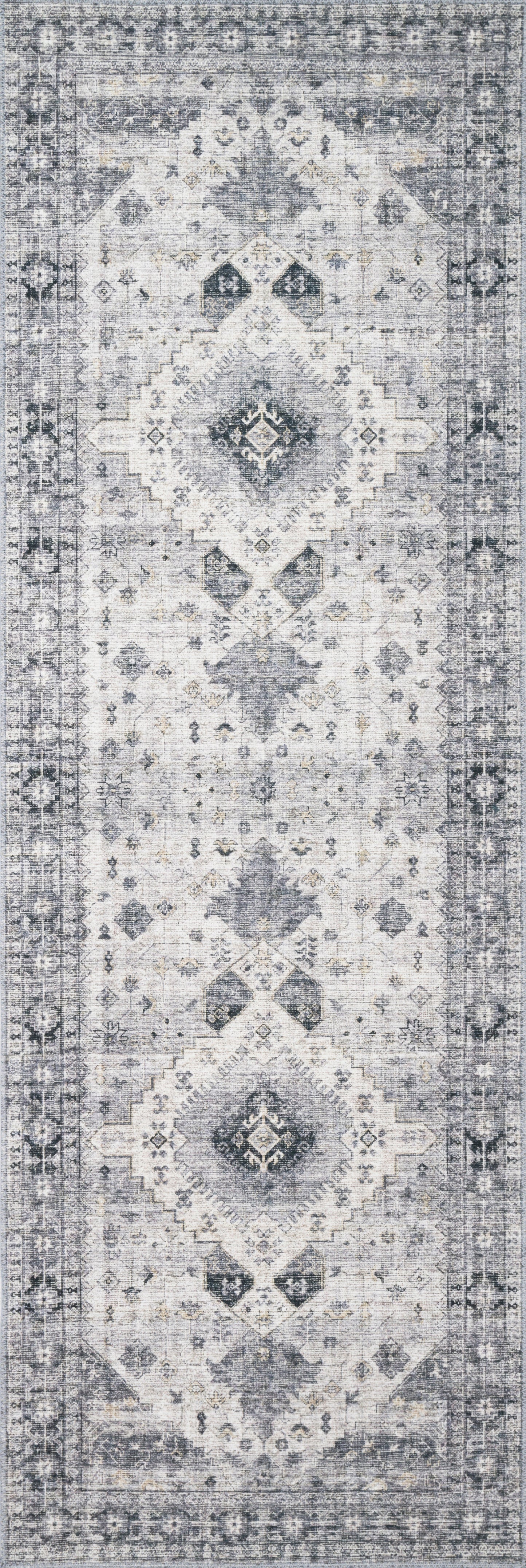Sophie Rug in Silver/Grey