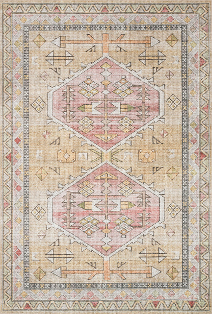 Sophie Rug in Gold/Blush