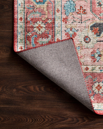 Sophie Rug in Brick/Ocean