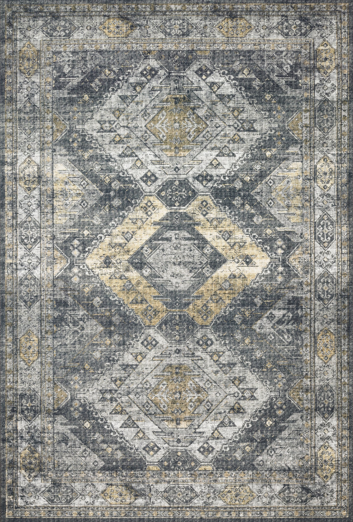 Sophie Rug in Graphite/Silver