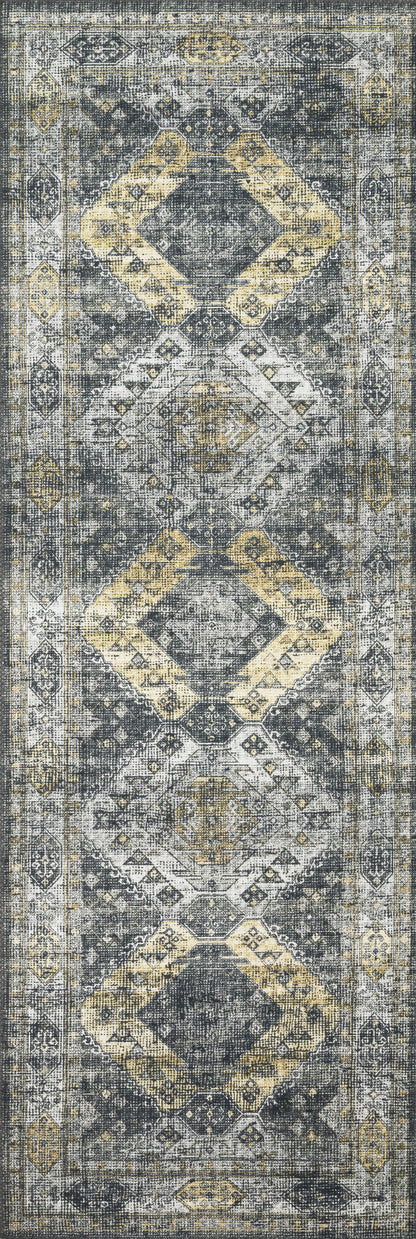 Sophie Rug in Graphite/Silver