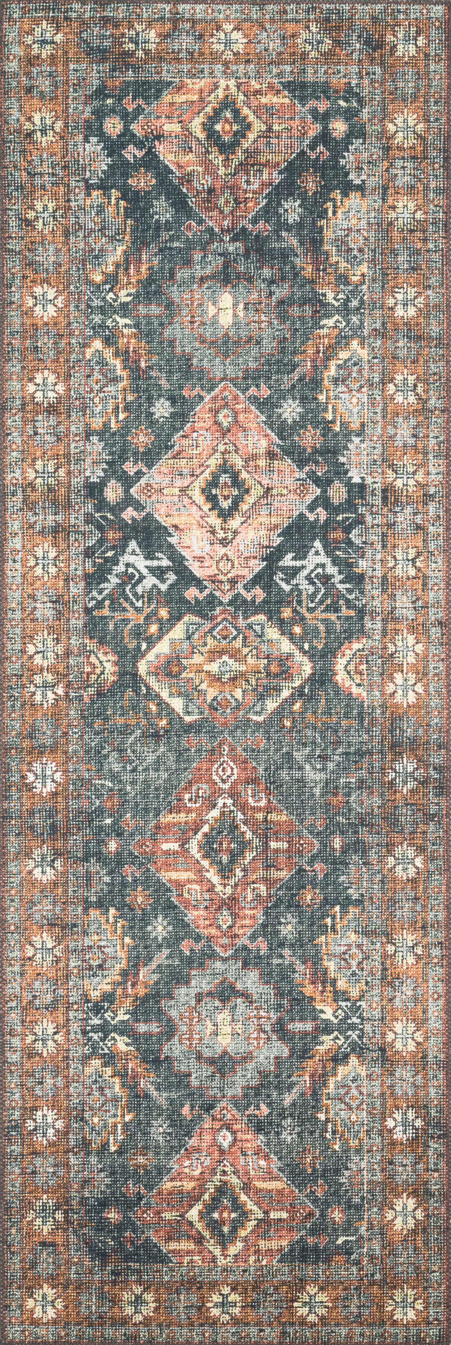 Sophie Rug in Sea Rust