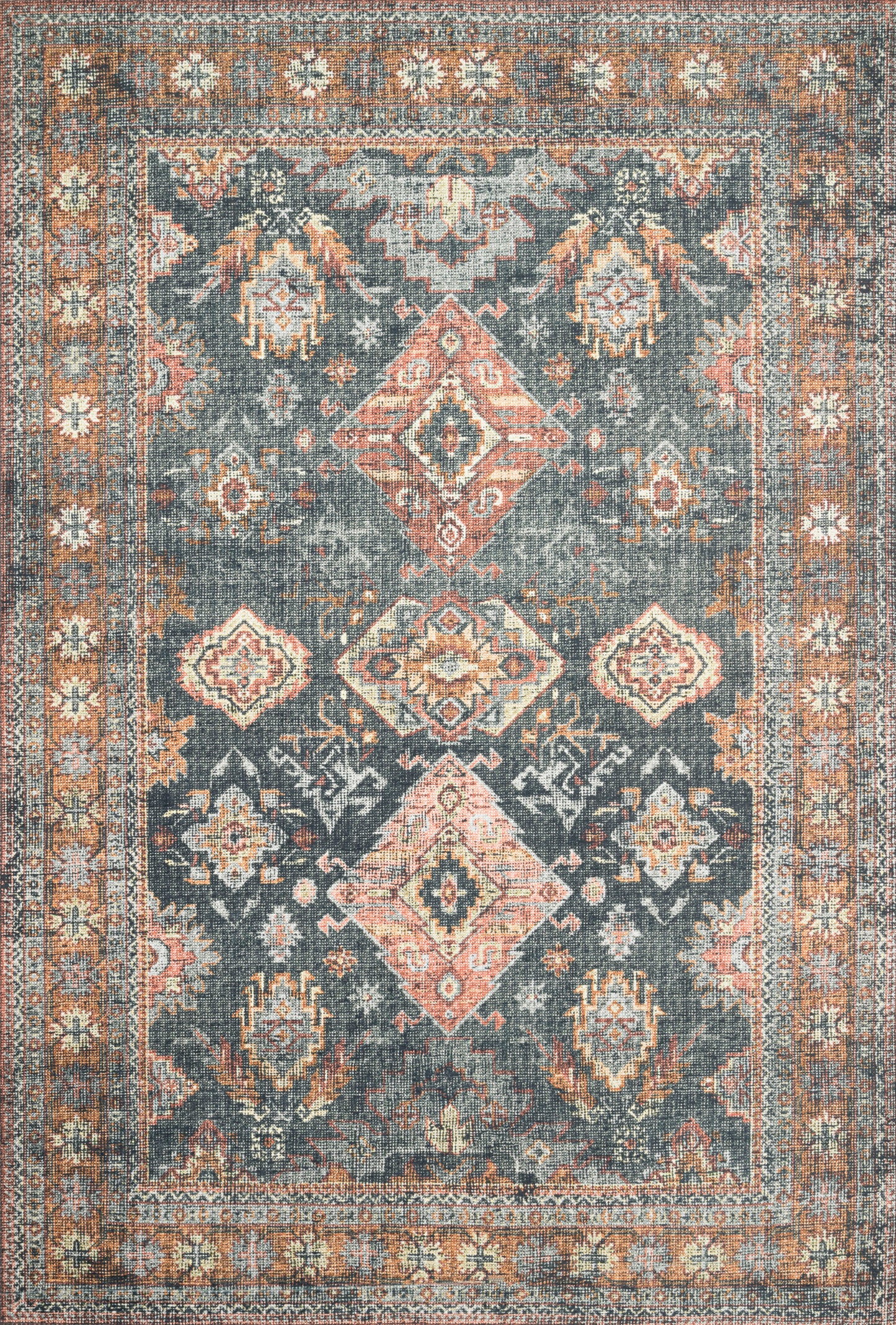 Sophie Rug in Sea Rust