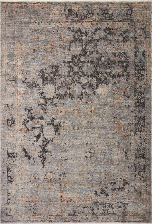 Serena Rug in Charcoal/Slate