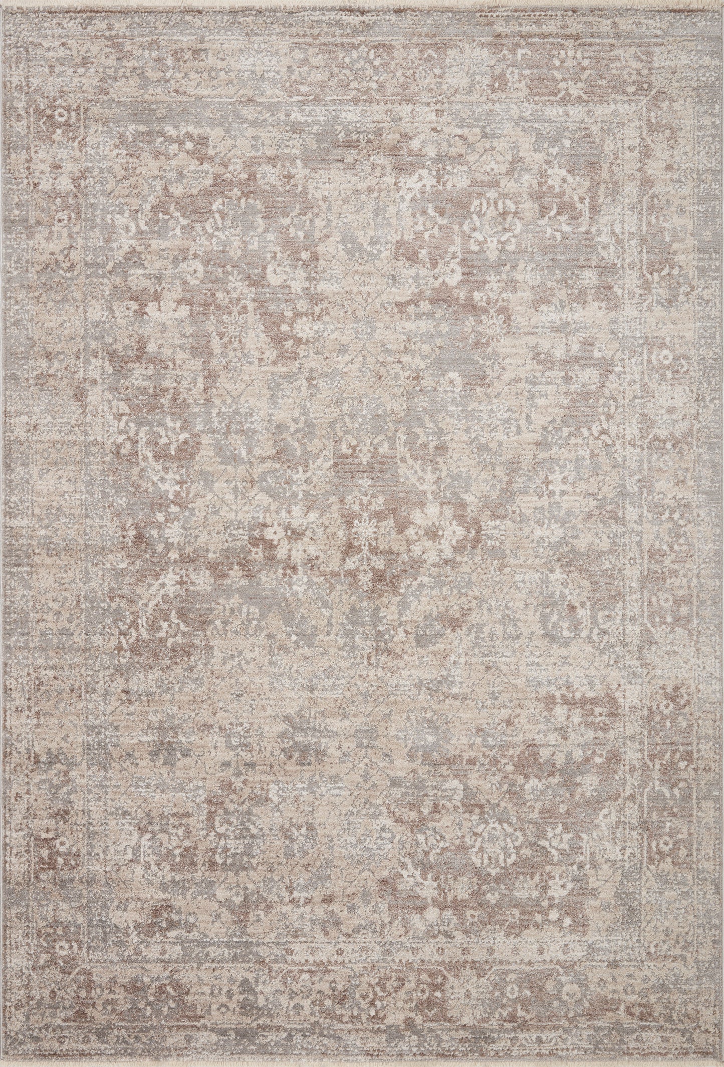 Serena Rug in Silver/Natural